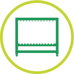 A chat icon representing support